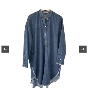Acne Studios Gracie Dress, Denim Mid Blue, Oversized US size 0.